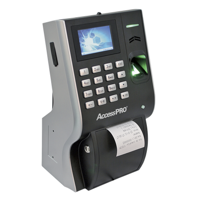 reloj checador con impresora